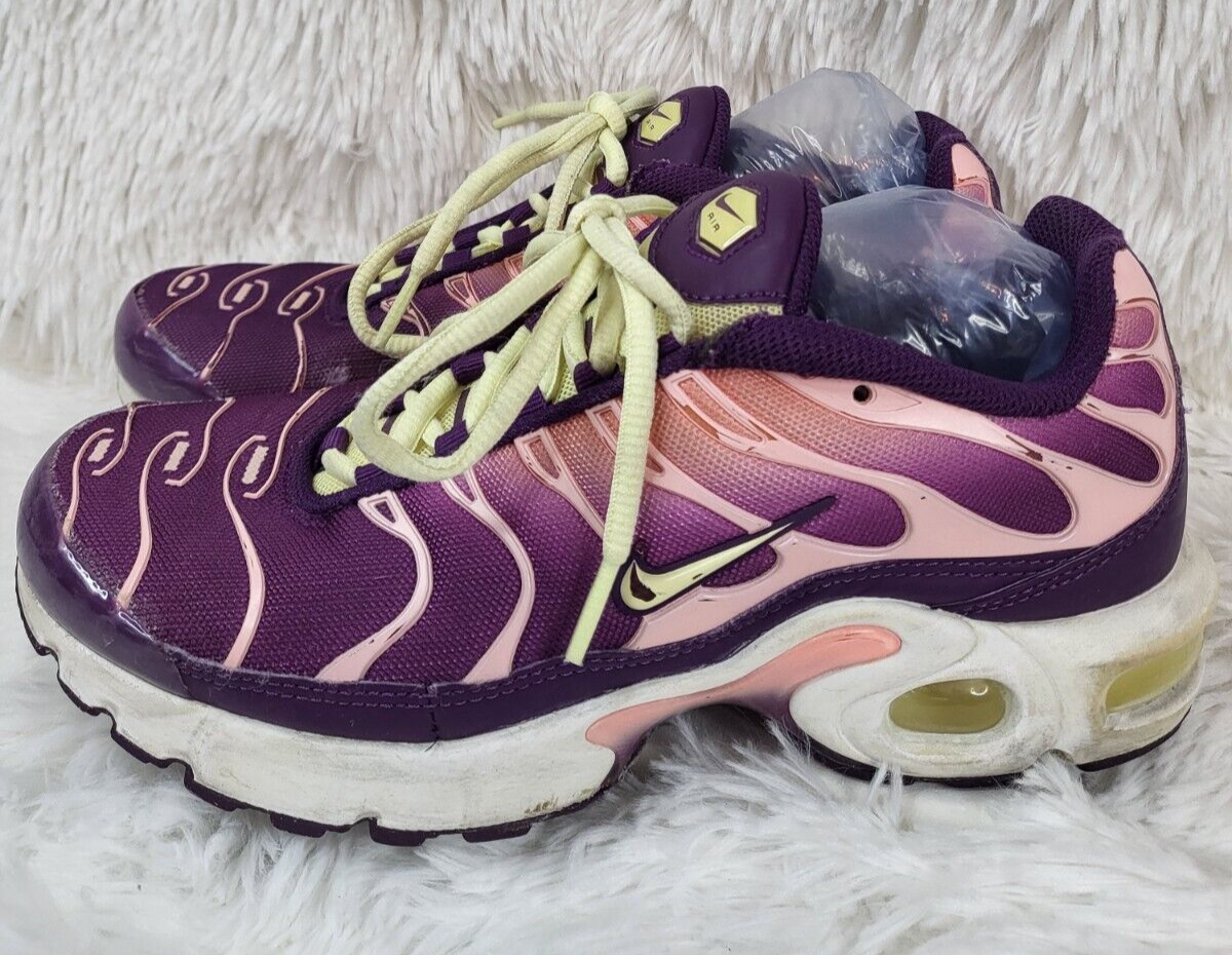 Nike Air Max Plus TN Tuned GS Size 6 6Y Lucky Charms Purple