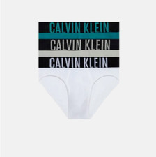 Calvin Klein Intense Power Men Cotton Stretch Hip Brief 3 Pack Multicolor XLARGE
