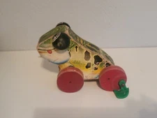 Vintage 1950s Fisher Price Jolly Jumper Pull Toy #450