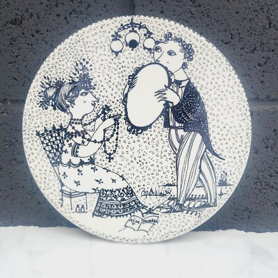 Bjorn Wiinblad Saison Start September Plate Nymolle, Denmark 3013