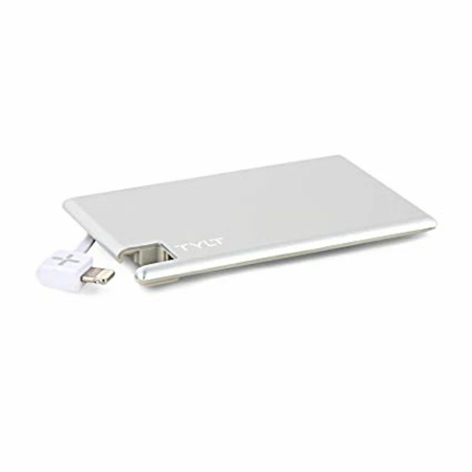 Banco de alimentación Tylt Slim Boost 1300 mAh con certificación Lightning MFi para iPhone Foto 2 de 4