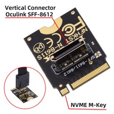NFHK PCI-E M.2 M-key to Oculink SFF-8612 Vertical Host Adapter for 2230 Nvme