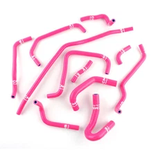 For 1999-2005 Mazda MX5 Miata NB MK2 1.8L Pink Silicone Heater Coolant Hose Kit