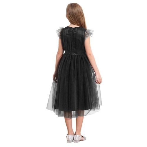 Kids Girl~Princess Dress Vintage Ruffle Tutu Tulle Wedding Party Graduation Prom - Picture 55 of 64