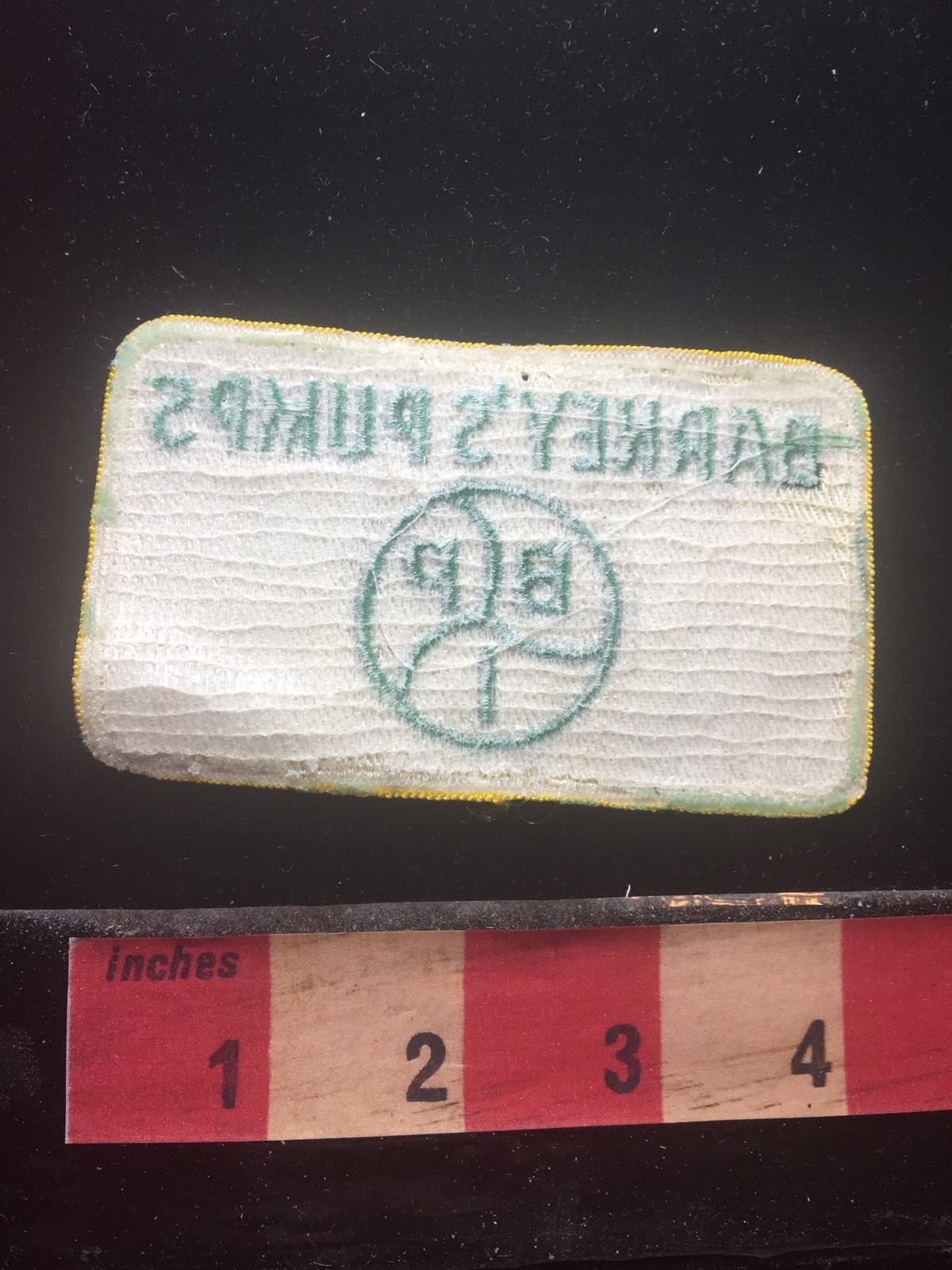 BPI Advertising Patch BARNEY'S PUMPS INC. 73C9 eBay