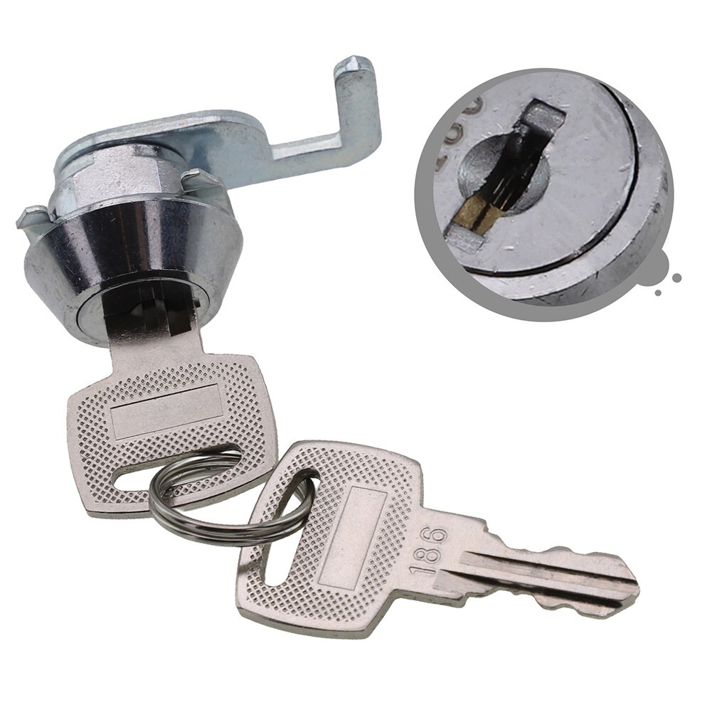 Cam Lock With Quick Clip For Cash Drawer Locker Metal
