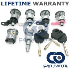 FOR FORD TRANSIT MK5 1994-00 FULL 6 LOCK SET DOORS FRONT REAR IGNITION + 4 KEYS
