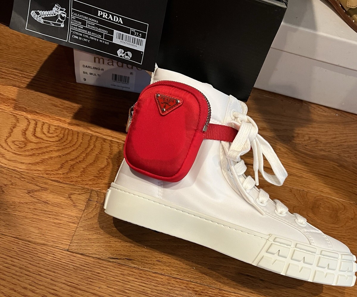 $1350 PRADA Sneakers Wheel Zipped Pouch Bag High-top Schuhe $1350 PRADA Sneakers Wheel Zipped Pouch Bag High-top Schuhe