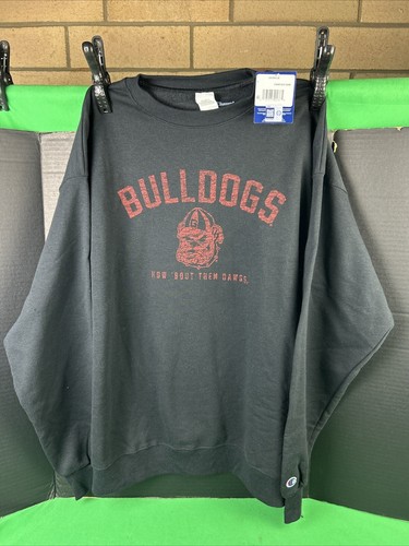 Champion NCAA Men's Georgia Bulldogs Crewneck Sweatshirt Size S Black - 第 1/3 張圖片