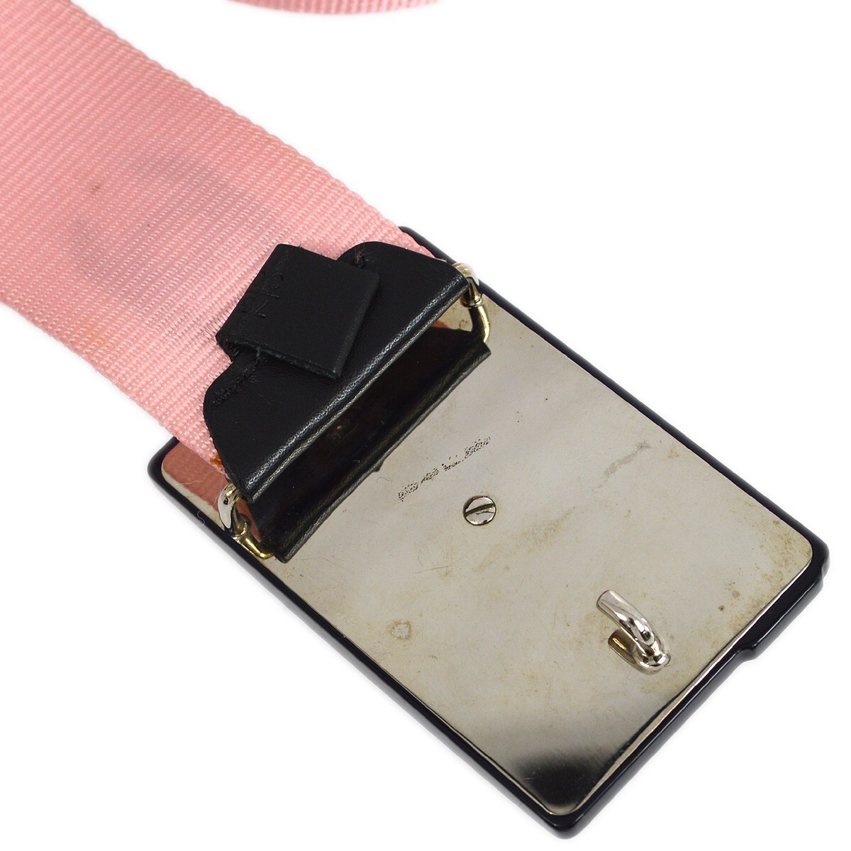 Chanel Cassette Tape Belt Pink 04P #75/30 132955 | eBay