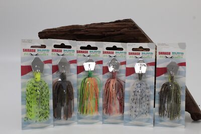 Balzer Shirasu Evil Chatter Bait Hakengröße 5/0 15g 6 Farben Raubfischangeln NEW