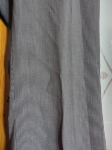 BNWT Next Size 6 Petite Brown Pinstripe Two Way Stretch Bootcut Trousers - Picture 3 of 5