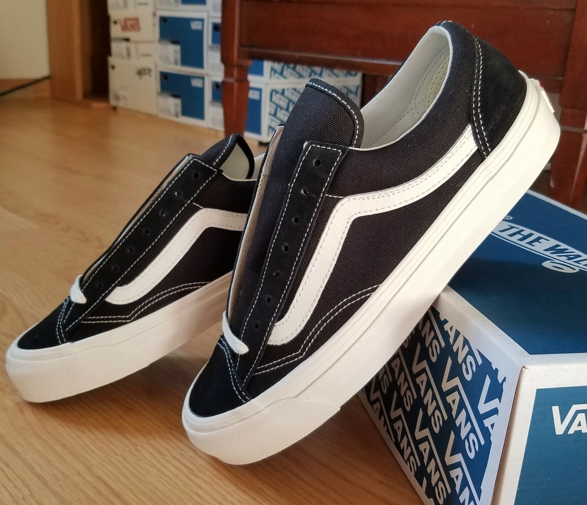 Vans Vault OG Style 36 LX black marshmallow Men s 7.5 Women s 9 NEW