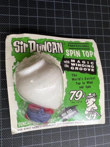 Vintage 1960's GENUINE Sir DUNCAN SPIN TOP MINT Sealed WHITE Old Store Stock nos - Picture 1 of 1