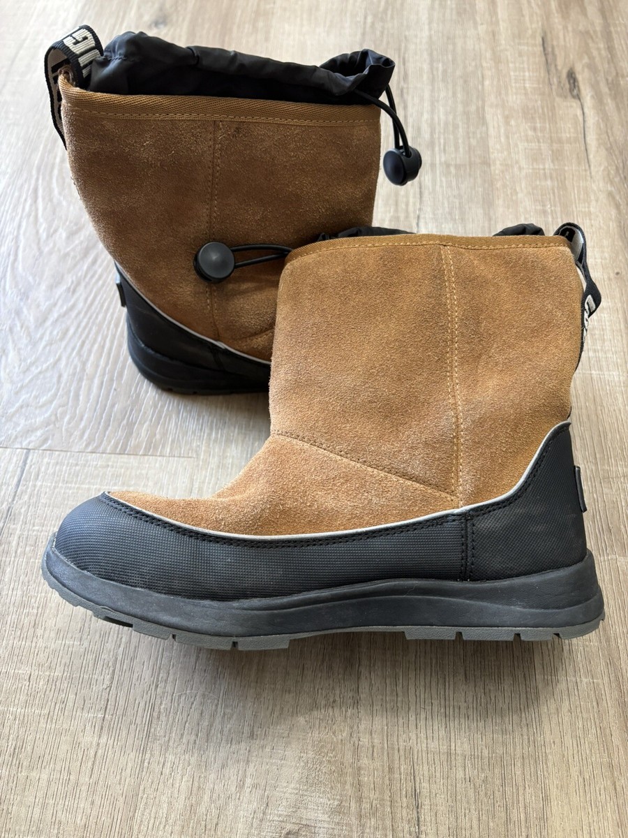 UGG Kirby Suede Chestnut Rain Snow Winter Boots US Size 3y  display picture 1