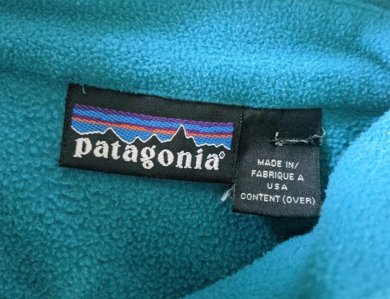 PATAGONIA Quarter Zip Neck FLEECE SHIRT Lightweight Jacket Women's Size LARGE