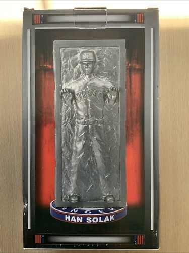 Nick ‘Han’ Solak Texas Rangers Star Wars Figurine 2021 Theme Night Promotion - Picture 2 of 9
