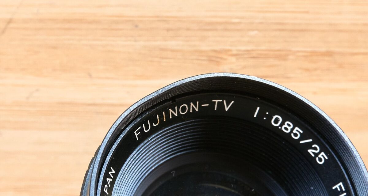 Fujinon TV 1:0.85/25mm, Super-fast Cinema Lens, C-Mount 25mm Fujinon TV 1:0.85/25mm, Super-fast Cinema Lens, C-Mount 25mm