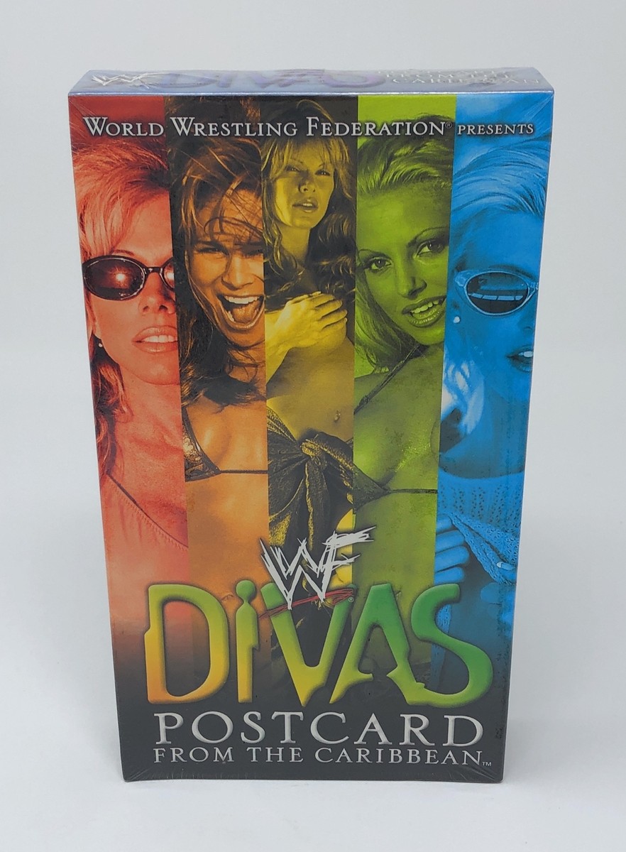 WWF - Divas: Postcard from Caribbean (VHS, 2000) FACTORY SEALED