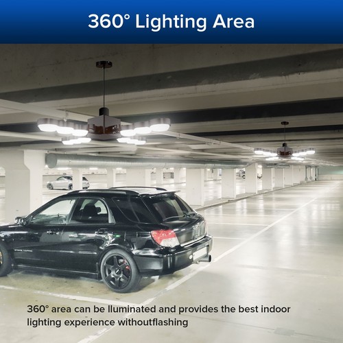 SANSI LED Garage Light 30W/60W Super Bright Work Shop Ceiling Light Bulb 5000K - Picture 33 of 45