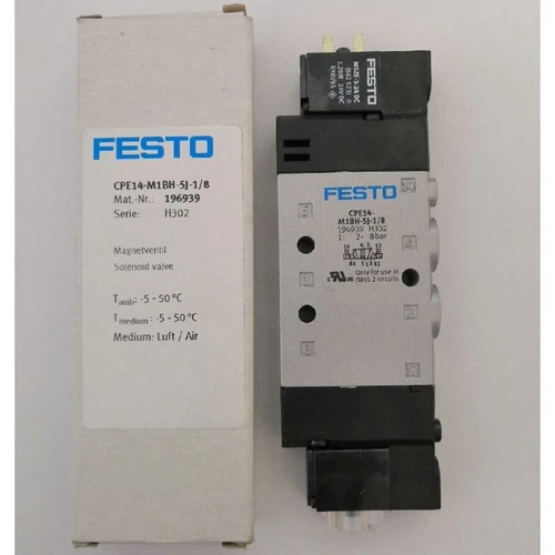 1PC New Festo CPE14-M1BH-5J-1/8 196939 Solenoid Valve Expedited Shpping - Picture 2 of 2