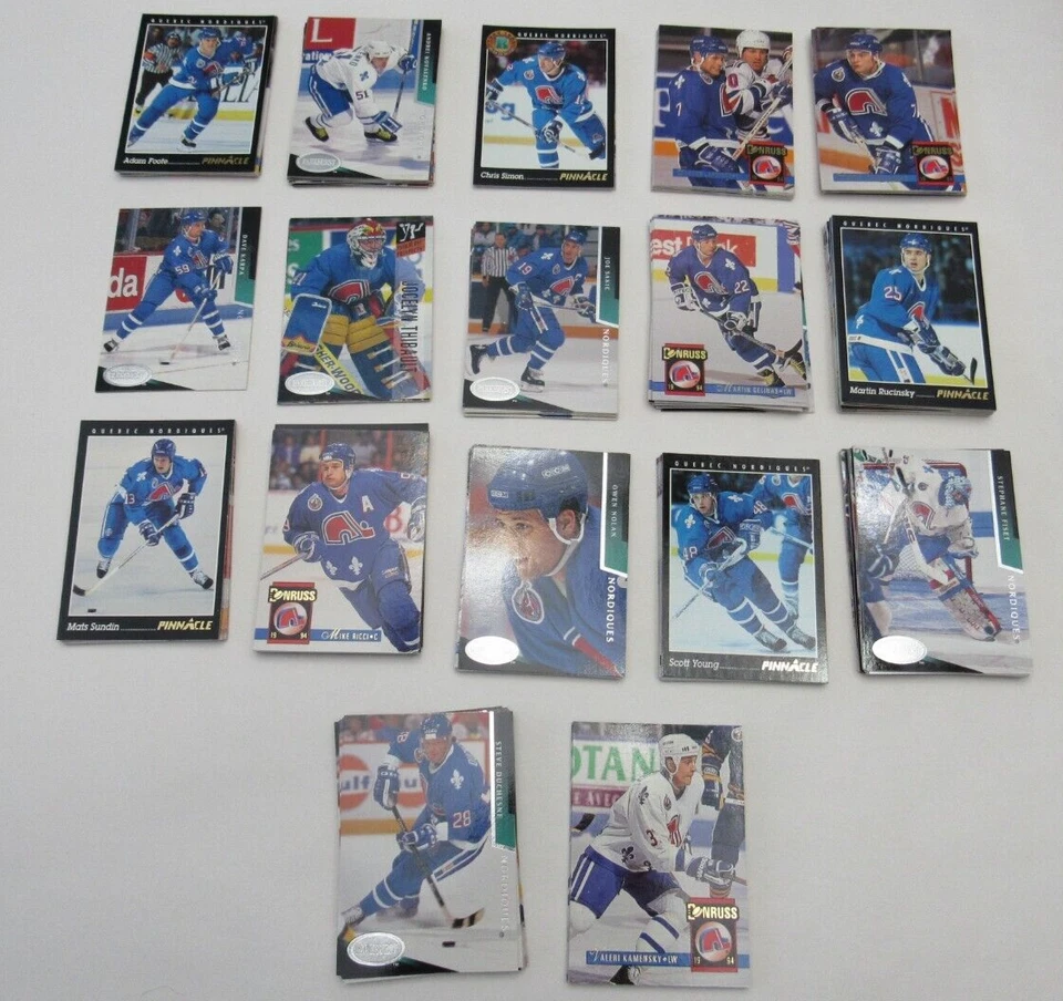 ++139 QUEBEC NORDIQUES++ NHL Trading Cards LOT: 139 CARDS. Rank 4 - Image 2 of 4