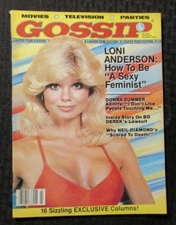 1980 July GOSSIP Movie/TV Magazine FN 6.0 Loni Anderson Cover / Donna Summer
