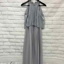 After Six Prom Bridesmaid size 6 Gray