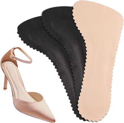 3pcs High Heel Inserts Self Adhesive Anti Slip Heel Insoles Breathable Sweat Abs