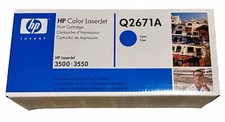 HP Q2671A Cyan Toner For 3500 or 3550 Printer New Sealed Free Shipping