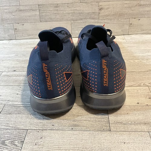Brooks Levitate StealthFit 5 Support Running Shoes Navy Blue Orange Mens Size 14 - 第 3/11 張圖片