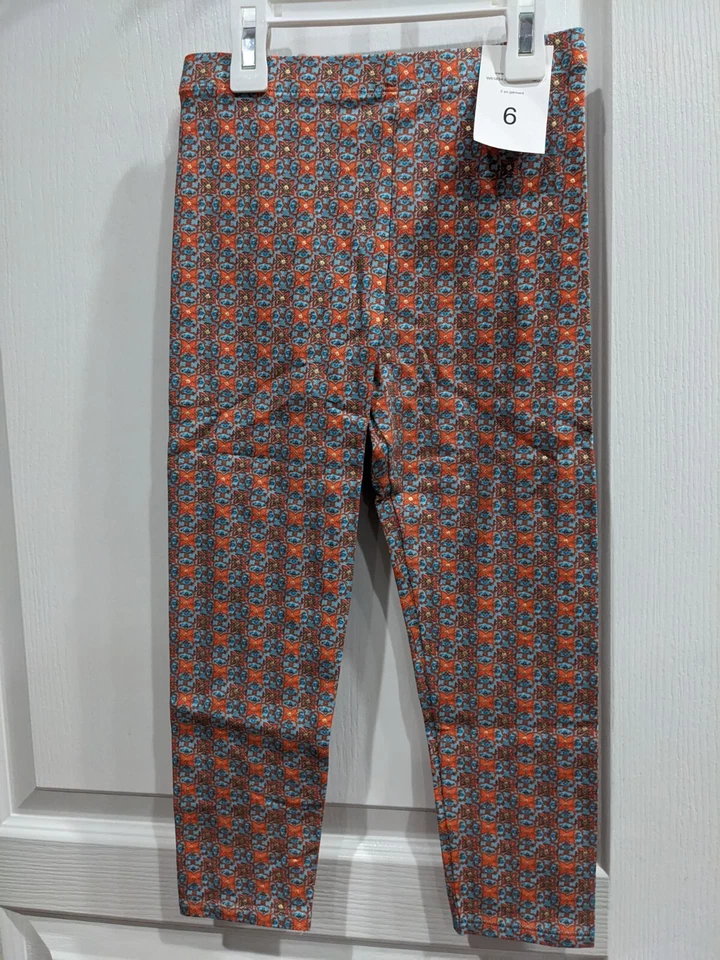 Bonnie Jean Bebé Niñas 2T-6X Estampado Mixto Acción de Gracias Calabaza Leggings Conjunto Foto 3 de 4