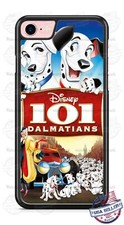 Funda protectora de teléfono 101 dálmatas diseño perros para iPhone Samsung LG Google