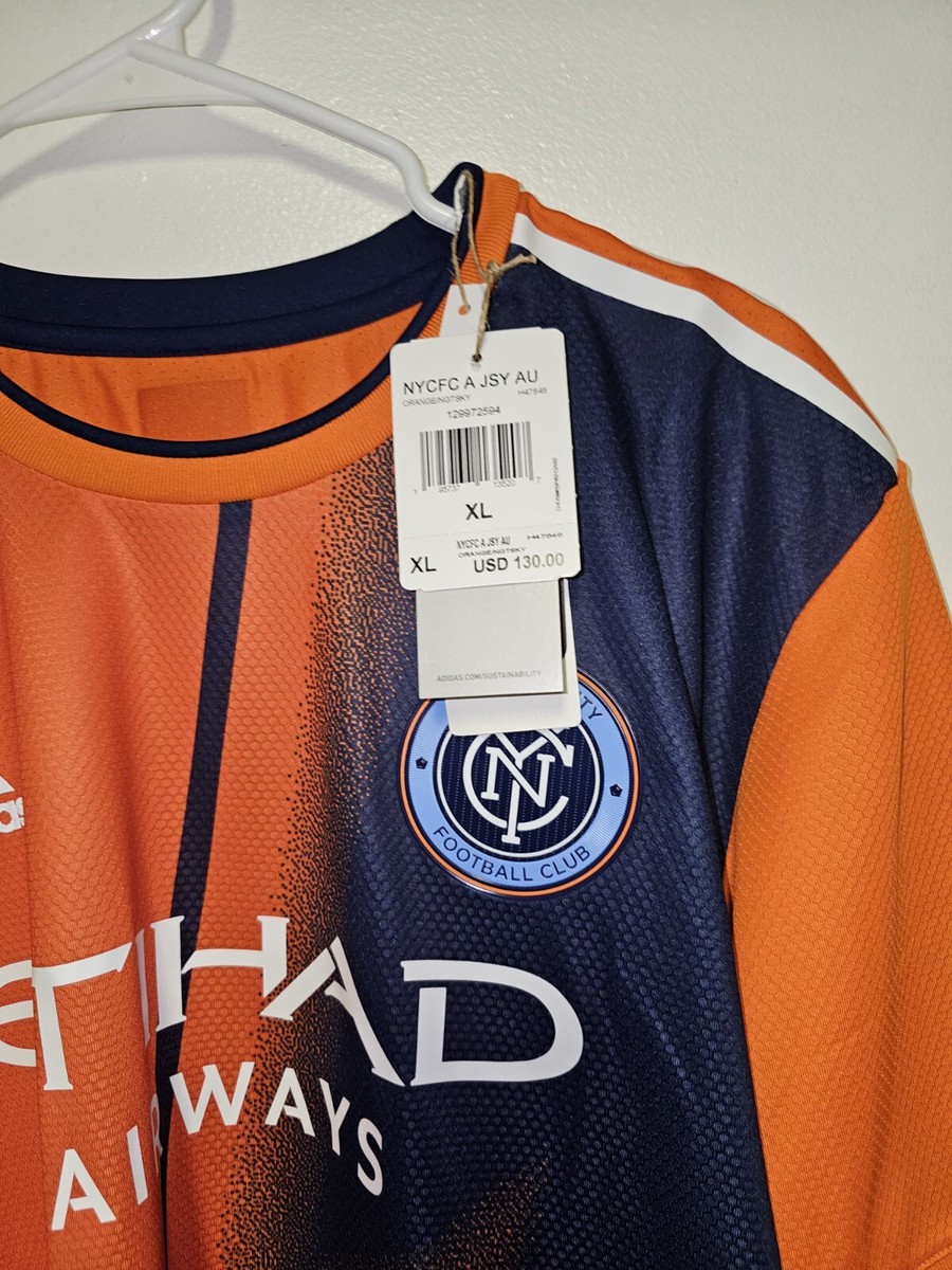 adidas New York City FC NYCFC Away Soccer Authentic Jersey H47848