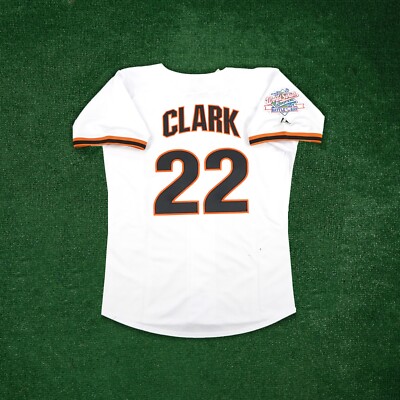 Will Clark 1989 San Francisco Giants World Series Cooperstown Men's Home Jersey