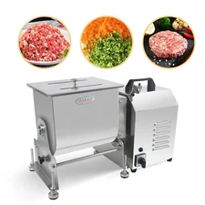 Hakka Electric Tilt Tank Meat Mixer 45lbs 22.5L Commercial Countertop Machine