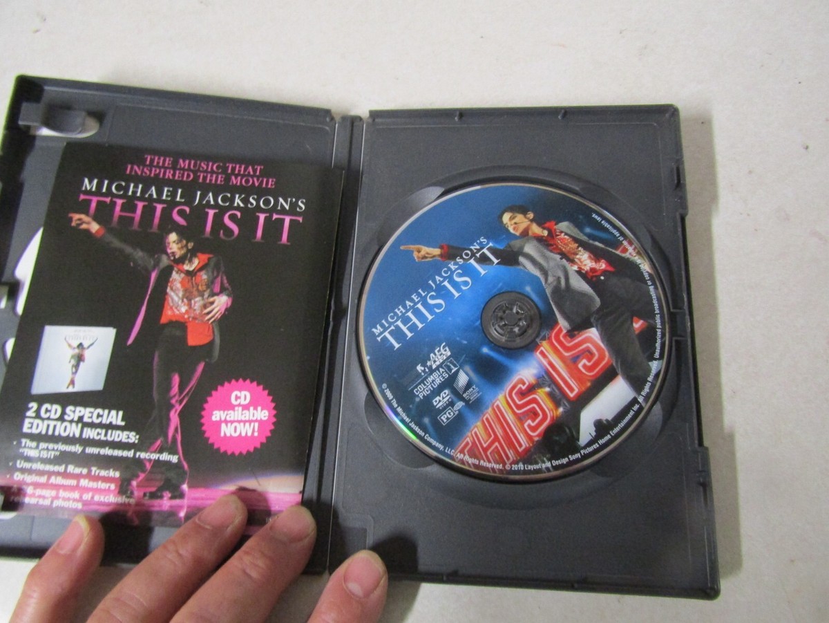 DVD MOVIE MICHAEL JACKSON THIS IS IT DISCOVER THE MAN YOU NEVER