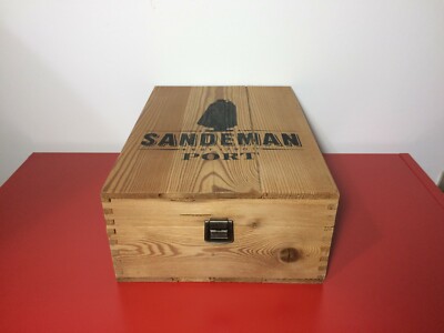 SANDEMAN PORTO PORT WINE Wine Box Box Wood Box Portugal Vineyards Winery