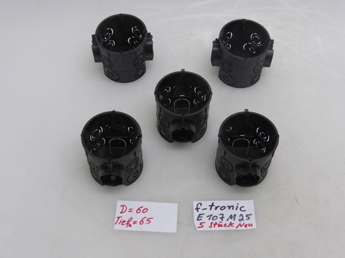 F-tronic Unterputz-Gerätedose 5 X E107M25 && 2 X E106M25 - Picture 2 of 8