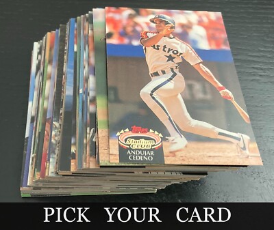 1992 STADIUM CLUB   PICK YOUR CARD   baseball card single - Base / RC Rookie