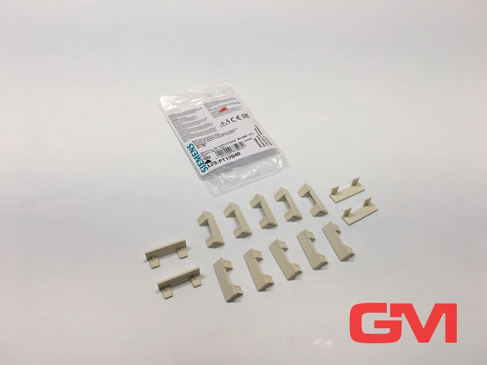 14x Siemens Labeling Plate LZS:PT17040 26 mm for PT Relay