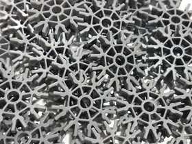 50 K'NEX Rare Gray Connectors 8 Position (White Size) 360 Round Parts KNEX