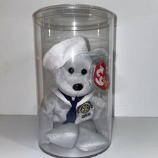 TY Beanie Baby RONNIE the Sailor Bear USA Exclusive 8.5 inch MINT Stored In Box