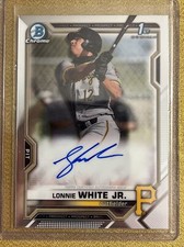 2021 Bowman Draft Chrome Lonnie White Jr. Auto 1st Rookie RC CLEAN!!