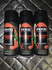 Axe Watermelon Freeze Premium Body Spray 4 Oz Lot Of 3