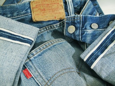HOT VTG 80's USA Men LEVI'S 501 SELVEDGE BUTTON 6 Denim Jeans 31 x26 (Fit 28x26)