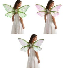 Women Butterfly Wing With Willow Leaf Fairy Wings Carnival Photo Props Party