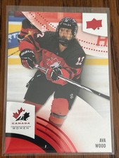 Ava Wood   2025 Team Canada Hockey #16 Red Foil Woman