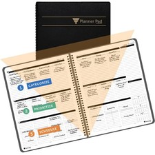 Planner Pad Spiral Bound July 2026-June 2027 Academic Year 8.5 x 11 3-Tier