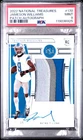 2022 NATIONAL TREASURES #170 JAMESON WILLIAMS ROOKIE 3 CLR PATCH AUTO MINT PSA 9
